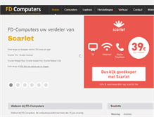 Tablet Screenshot of fd-computers.be